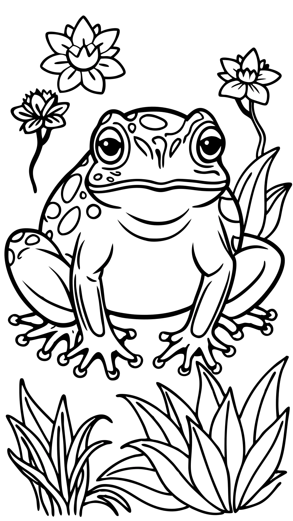 coloriages de grenouille pour adultes